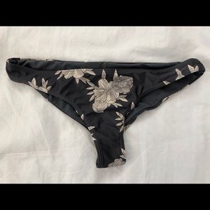 Roxy Floral Print Bikini Bottoms